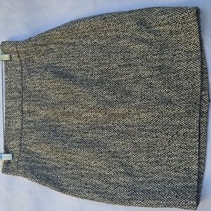 Brooks Brothers Textured Black and Cream Pencil Skirt